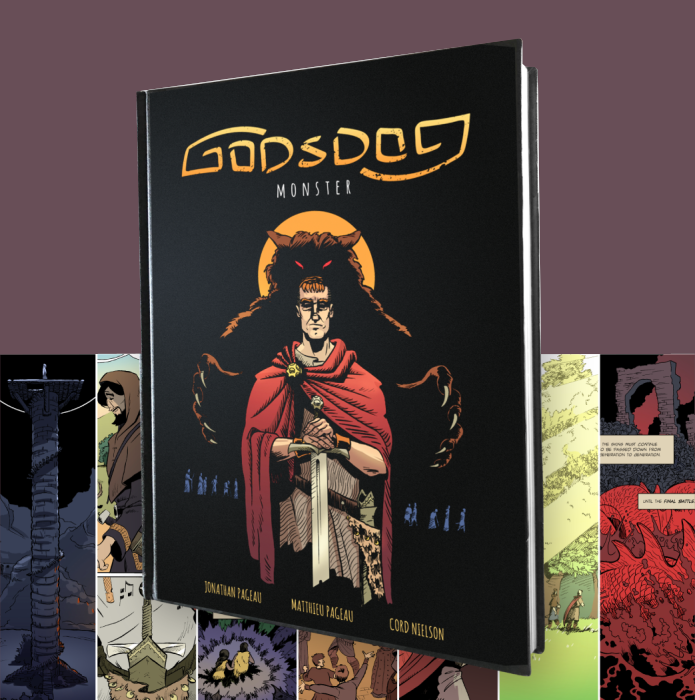 God's'Dog Graphic Novel Collage