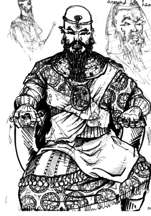 Character art for The Giants